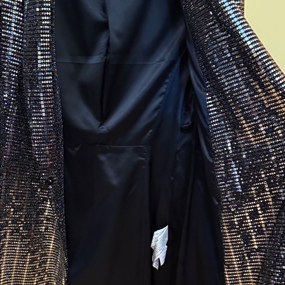 Zara Silver Sequin Blazer - Picture 10 of 12